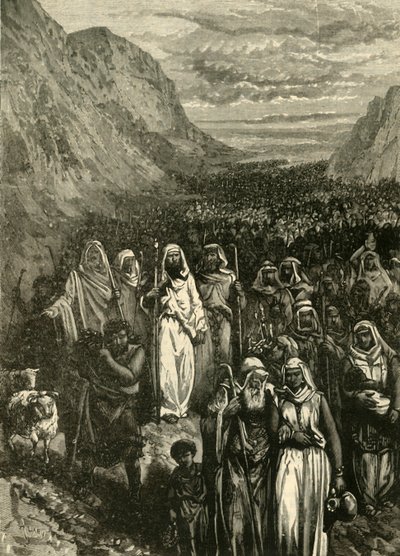 Pochod Izraelitů, 1890. od Unbekannt