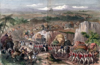 Pochod vojsk v Indii, 1848 od Unbekannt