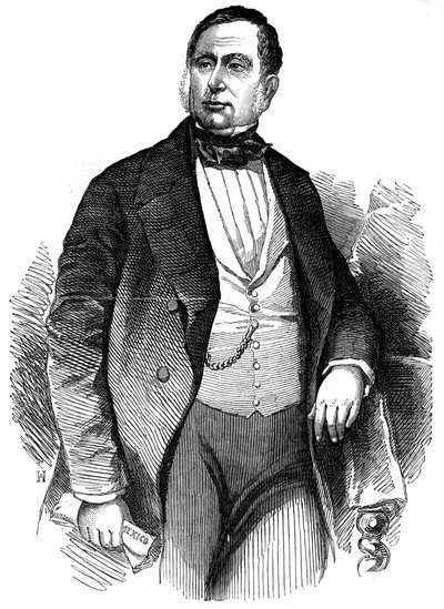 Mariano Arista , mexický generál a politik, 1853 od Unbekannt