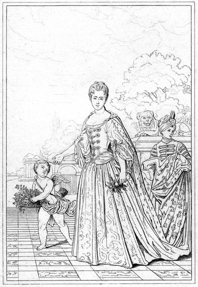 Marie Adelaide Savojská, vévodkyně z Bourgogne, 17. století od Unbekannt