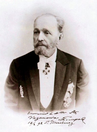 Marius Petipa , ruský baletní tanečník a choreograf, 1898 od Unbekannt