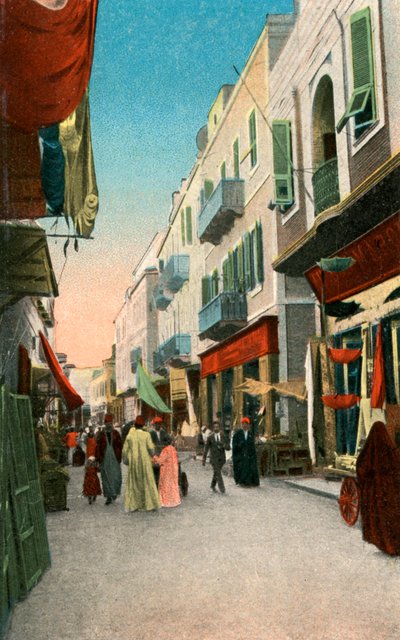 Market Street, Suez, Egypt, 20. století od Unbekannt