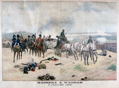 Maršál Massena v bitvě u Wagramu, Rakousko, 5.-6. července 1809, 1904 od Unbekannt
