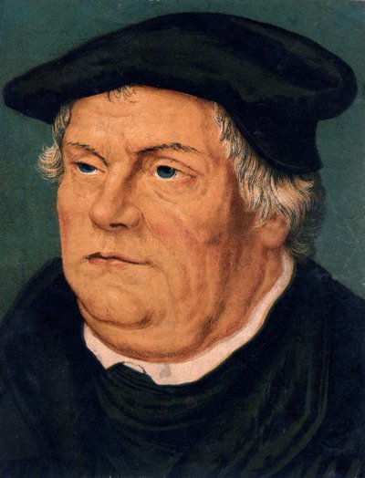 Martin Luther, německý protestantský reformátor 16. století, 19. století od Unbekannt