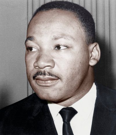 Martin Luther King Jr, americký černošský bojovník za občanská práva, c1968 od Unbekannt