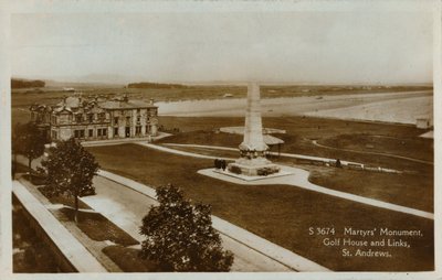 Památník mučedníků, Golf House and Links, St. Andrews, c1900. od Unbekannt