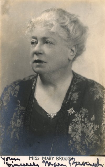 Mary Brough 1863-1834, anglická herečka, 20. století od Unbekannt