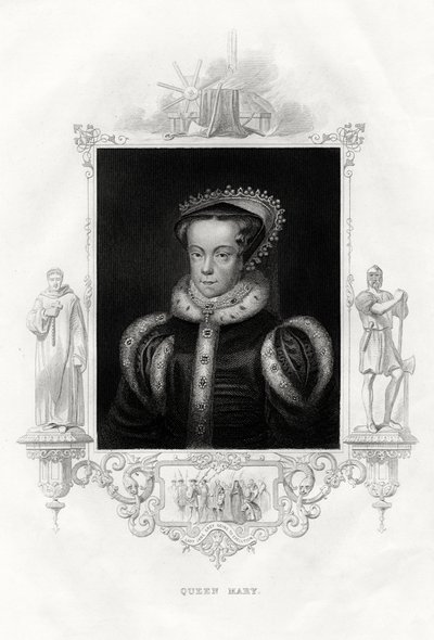 Mary I 1516-1558, také známá jako Mary Tudor, 1860 od Unbekannt