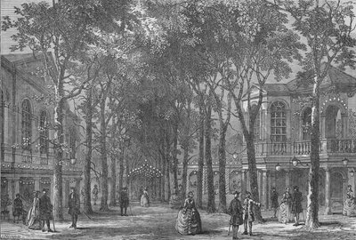 Marylebone Gardens, Westminster, Londýn, 1870-1878 od Unbekannt