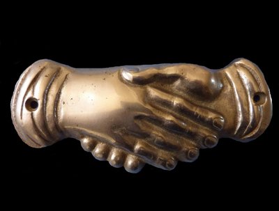 Zednářské podání ruky. Symbol, konec 19. století. od Unbekannt