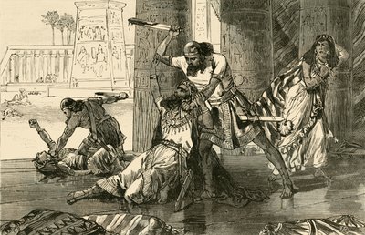 Masakr Hivitů Simeonem a Levim, 1890. od Unbekannt