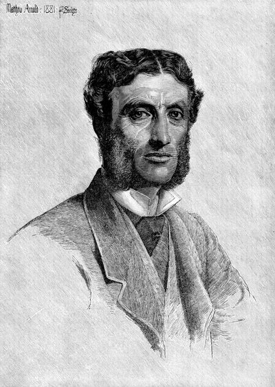 Matthew Arnold 1822-1888, britský básník, kritik a pedagog, 1881 od Unbekannt