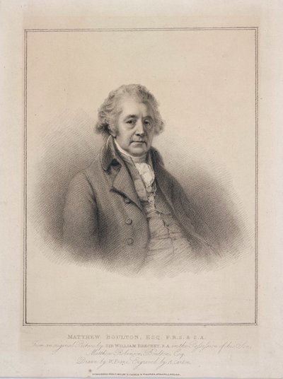 Matthew Boulton, anglický inženýr a průmyslník, c 1801 od Unbekannt