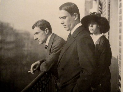 Maurice Ravel, Václav Nižinskij, Bronislava Nižinská v Paříži, 1914 od Unbekannt