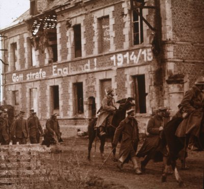 Kéž Bůh potrestá Anglii, Bucy-le-Long, severní Francie, c1914-c1918 od Unbekannt