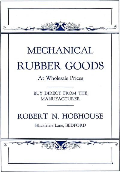 Mechanické pryžové zboží - reklama Roberta N. Hobhouse, 1916 od Unbekannt