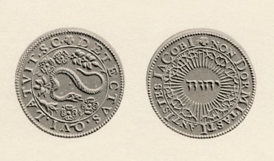 Medaile připomínající objev spiknutí střelného prachu, 1605, 1904 od Unbekannt