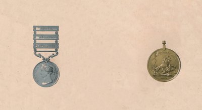 Medaile za bitvy v Indii, c1911. století od Unbekannt