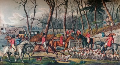 Setkání v krytu, c1824 od Unbekannt