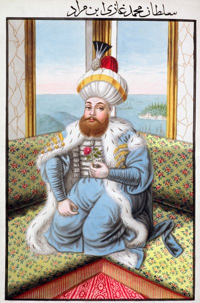 Mehmed II, osmanský císař, 1808 od Unbekannt