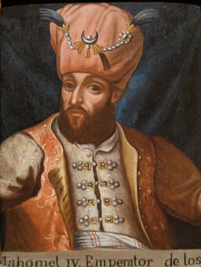 Mehmed IV 1642-1693, sultán Osmanské říše, 17. od Unbekannt