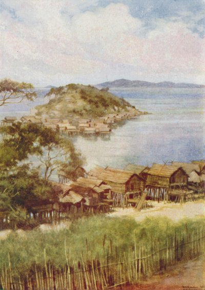 Melanesian Village, 1924 od Unbekannt