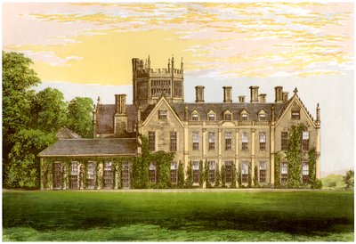 Melbury House, Dorset, domov hraběte z Ilchesteru, c1880 od Unbekannt