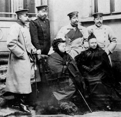 Členové královské rodiny v Coburgu, Německo, duben 1894 1964 od Unbekannt