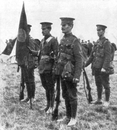 Kanadská lehká pěchota Men of Princess Patricias, 1915 od Unbekannt