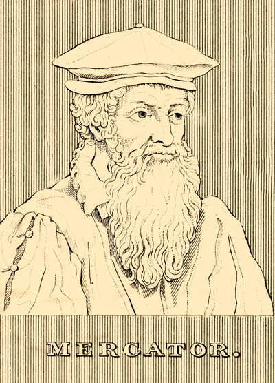 Mercator, 1512-1594, 1830. od Unbekannt