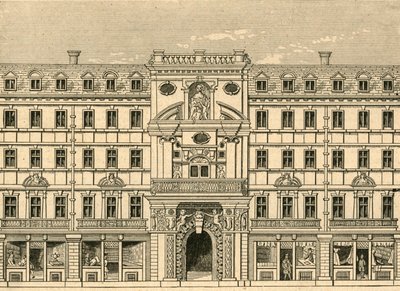 Mercers Chapel, jak přestavěn po požáru, 1897. od Unbekannt