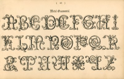 Metal Ornamental, 1862 od Unbekannt