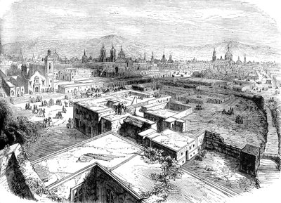 Mexico City, Mexiko, polovina 19. století c1880 od Unbekannt