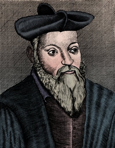 Michel Nostradamus 1503-1556, francouzský lékař a astrolog, 17. od Unbekannt