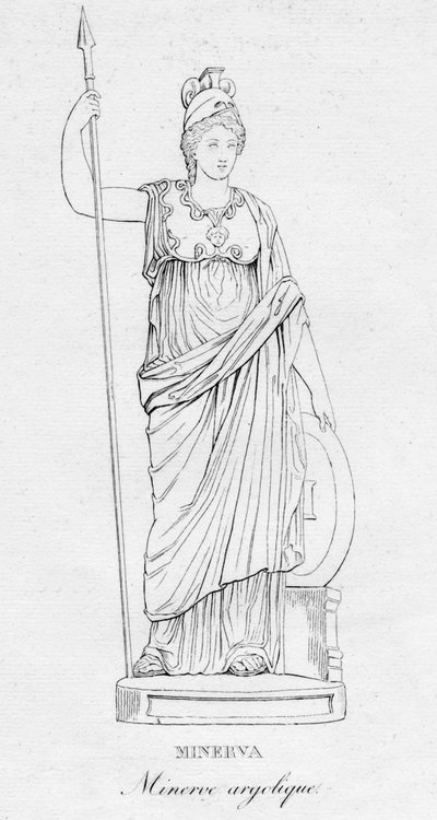 Minerva Minerve argolique, c1850 od Unbekannt