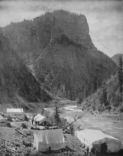 Důlní tábor, Nevada, c1897. od Unbekannt