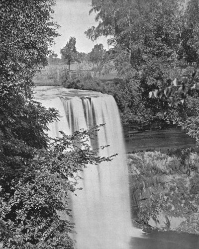Minnehaha Falls, Minneapolis, Minnesota, USA, c1900. od Unbekannt