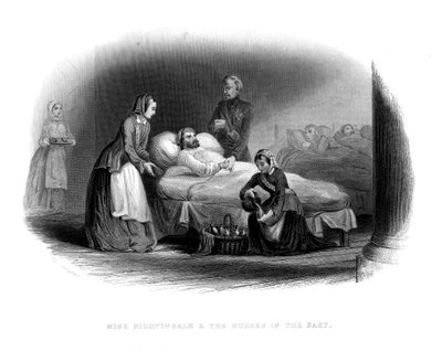 Slečna Nightingalová a armáda na východě, c1860 od Unbekannt