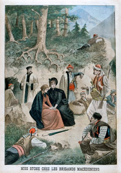 Slečna Stoneová s Makedonci, 1901 od Unbekannt
