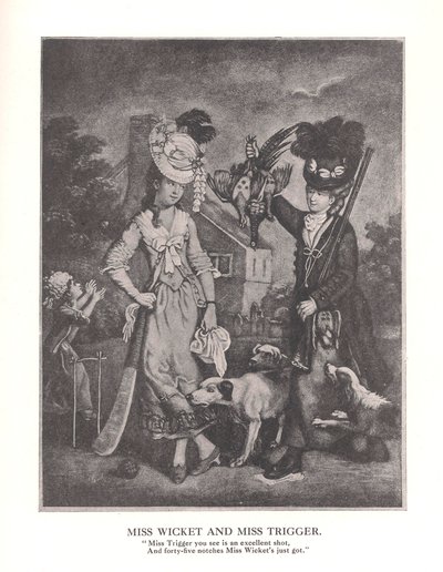 Slečna Wicket a MissTrigger, c1778 1912 od Unbekannt