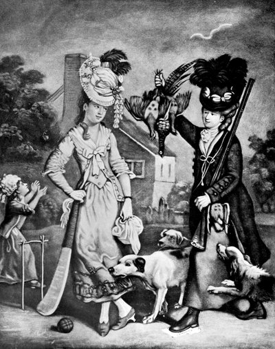 Slečna Wicketová a slečna Triggerová, 1770 od Unbekannt