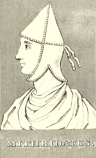 Mithridates, 65-110 AD, 1830. od Unbekannt