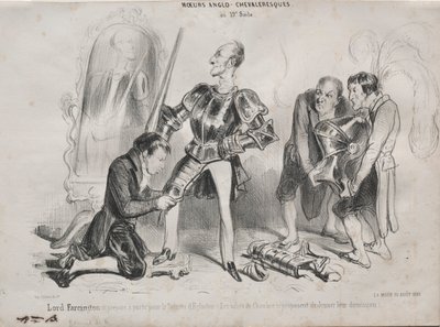 Anglo-Chivalric Manners, 1839. od Unbekannt