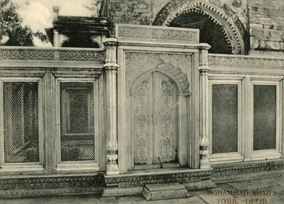 Mohammad Shahs Tomb, Dillí, . od Unbekannt