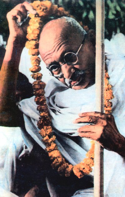 Mohandas Karamchand Gandhi 1869-1948, indický nacionalistický vůdce od Unbekannt