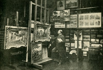 Monsieur Detaille ve svém studiu, 1900. od Unbekannt