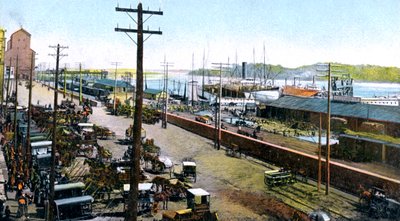 Montreal Harbour, Montreal, Kanada, c1900 od Unbekannt