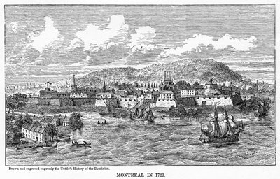 Montreal v roce 1729, 1877 od Unbekannt