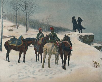 Moreau a jeho náčelník štábu, major Dessoles, 1800, 1876, 1896 od Unbekannt