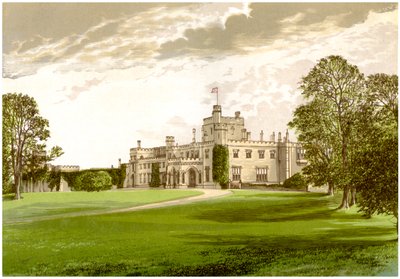 Moreton Hall, Cheshire, domov rodiny Ackers, c1880 od Unbekannt